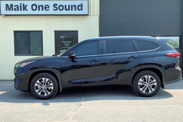 Toyota 2023 Highlander XSE with professional window tint in North Bay
